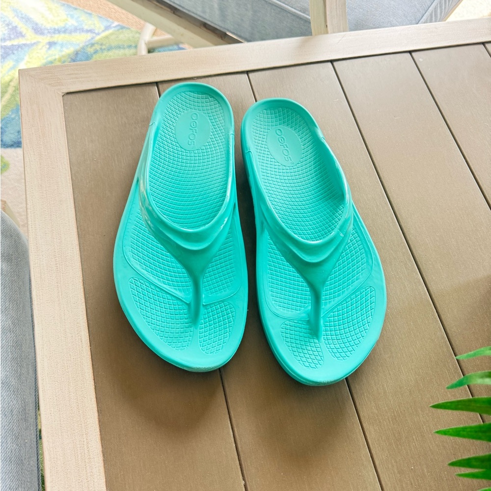 OOFOS Women's Sandals - Aqua